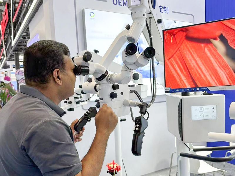 Hand surgical microscope